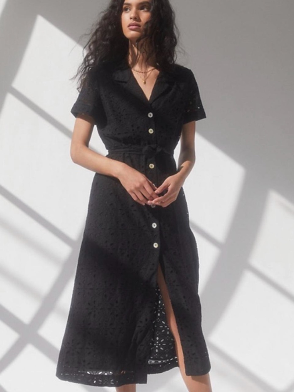 Wilfred Eyelet Shirt Dress